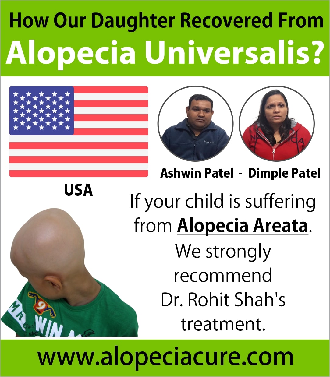 Zeel Patel Patient Recovery Case - Dimple and Ashwin, USA